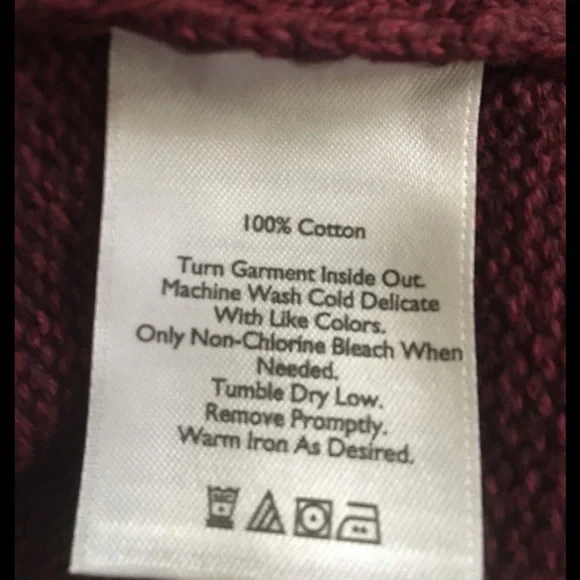 Eddie Bauer excellent condition cranberry sweater size L